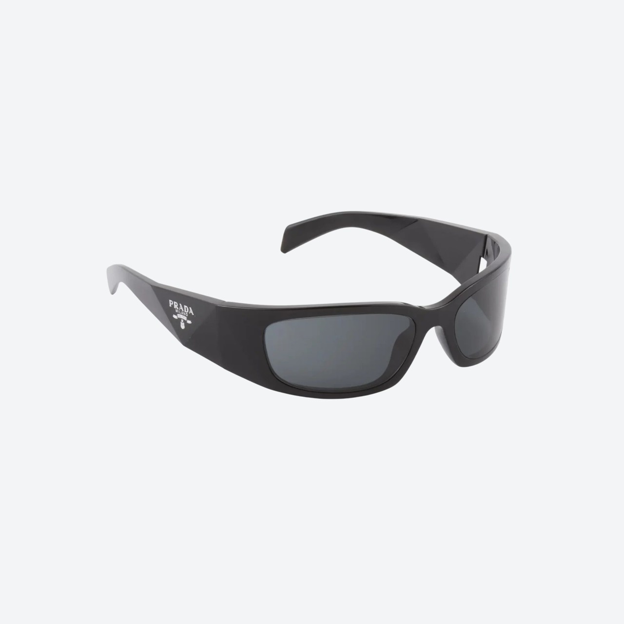 Symbole Sunglasses – Black Wraparound Frame